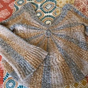 Free people bell sleeved sweater